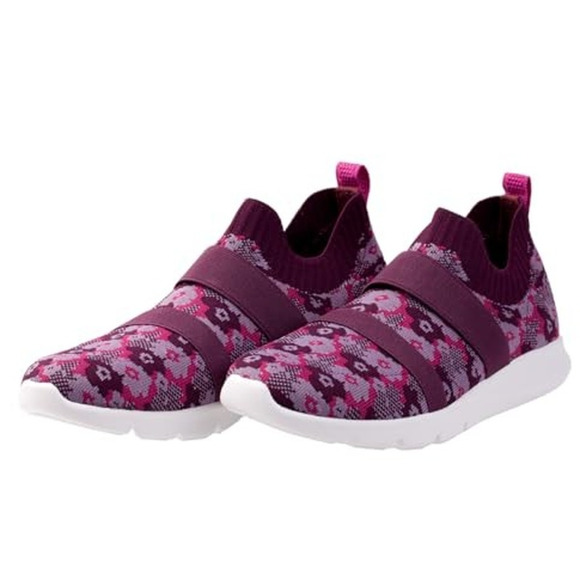 Spenco Shoes - Spenco Womens Karma Stretch Sneakers US 9 M EU 39.5 Fuchsia Floral Purple NIB
